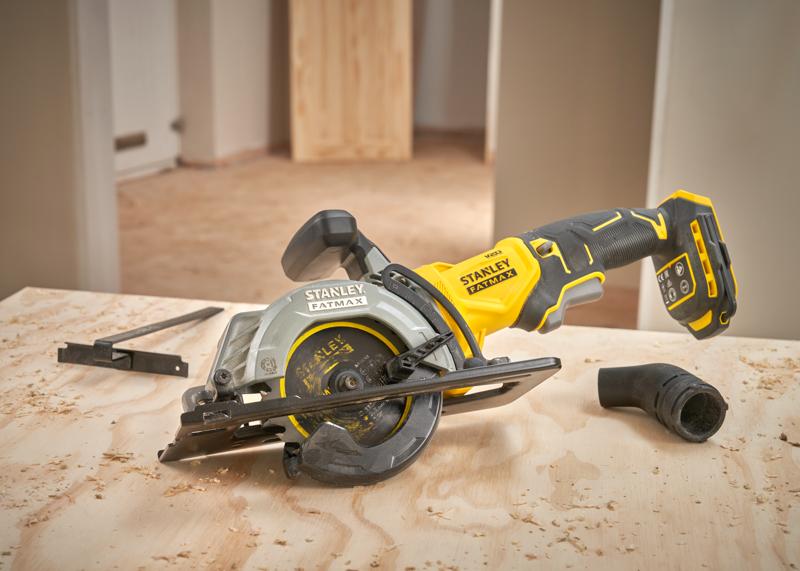 18V STANLEY® FATMAX® V20 Cordless Brushless 115mm Mini Circular Saw (Tool Only)