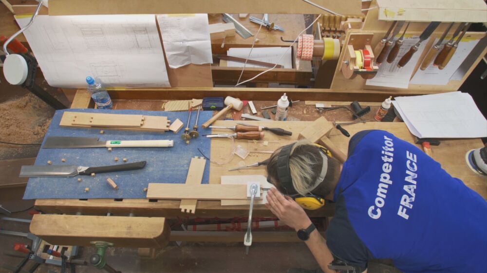 Contestant in the Worldskills competition