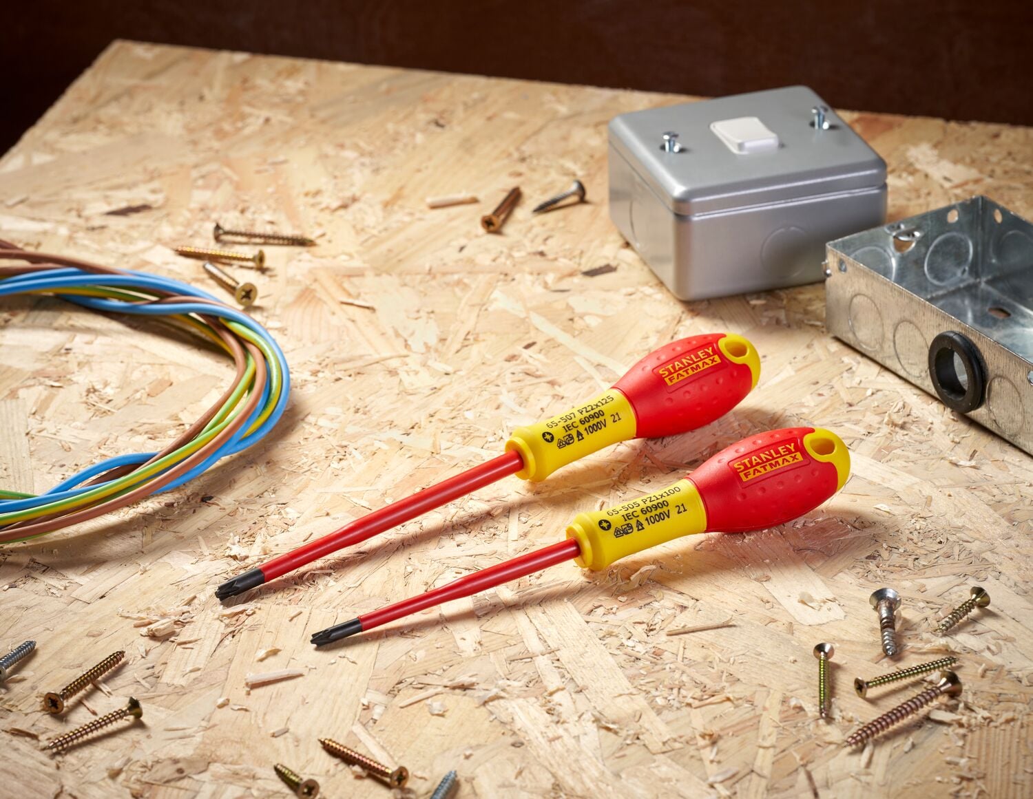 STANLEY® FATMAX® VDE Pozidriv Borneo Screwdriver Set